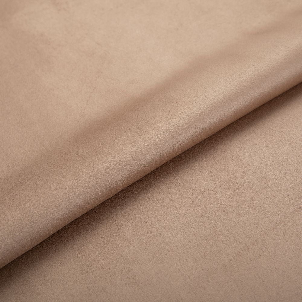 Замша искусственная отрез 35х50 см, 175±5 г/м², 17-1038 cappuccino (т. бежевый), Peppy Woven Suede