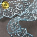 Кружево капроновое 45 мм / 9.14 м, TBS.30010 цв.047 (267) голубой, Kruzhevo