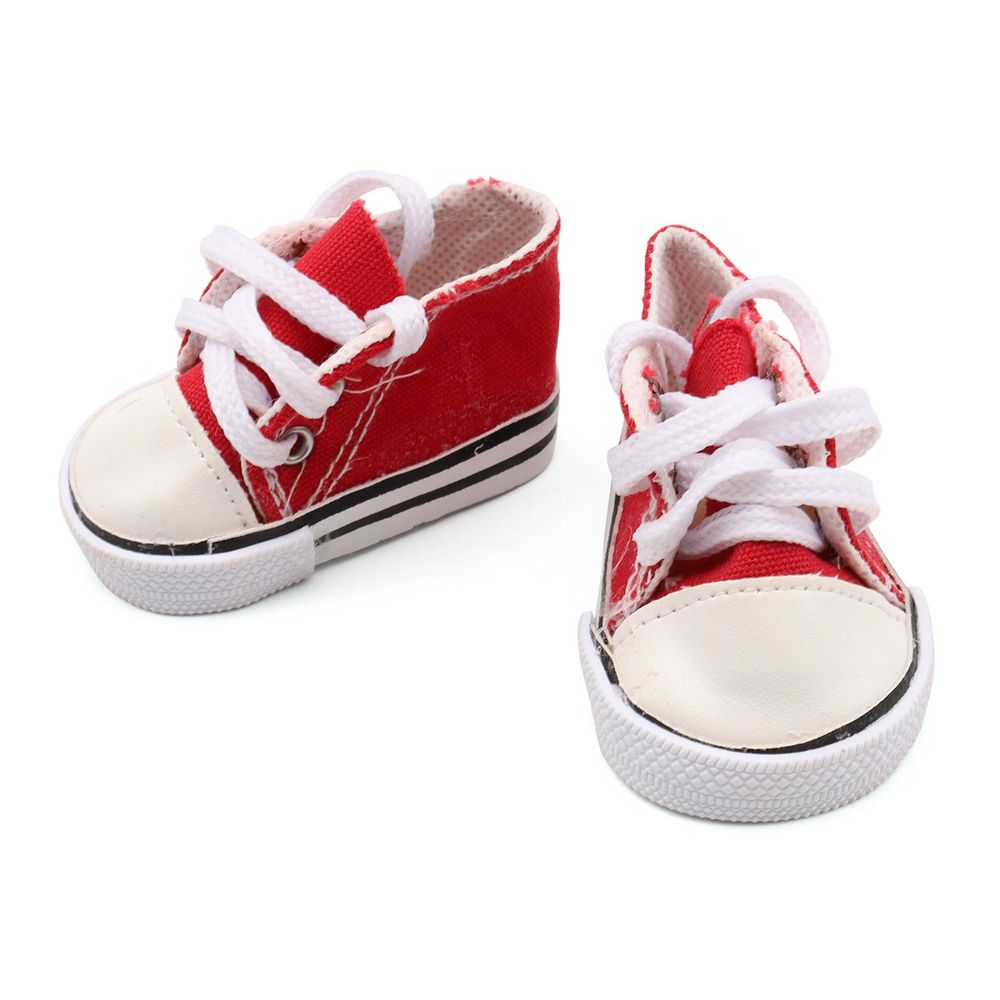 Кеды для кукол 7.5х4.0х3.5 см, 1 пара, Astra&amp;Craft (красный), SH-0028