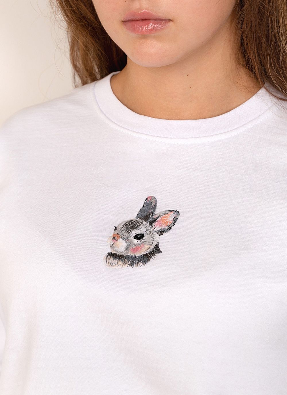 Набор для вышивания нитками Panna, Живая картина. Зайчонок, 11х9 см