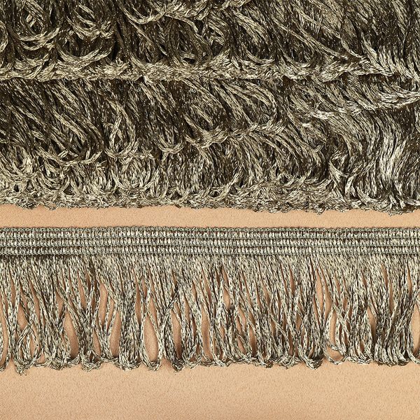 Бахрома отделочная 60.0 мм / 10 метров, №3 6454 золото