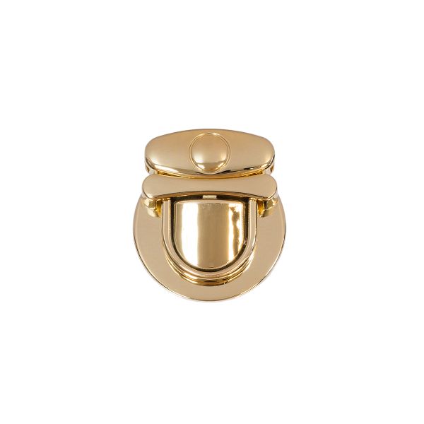 Замок для сумки 40х35 мм, 5 шт, золото, Gamma LBZ-9G