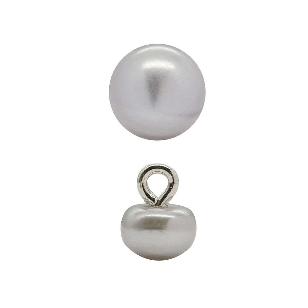 Пуговицы на ножке 8мм (Gray (серый)), 36 шт