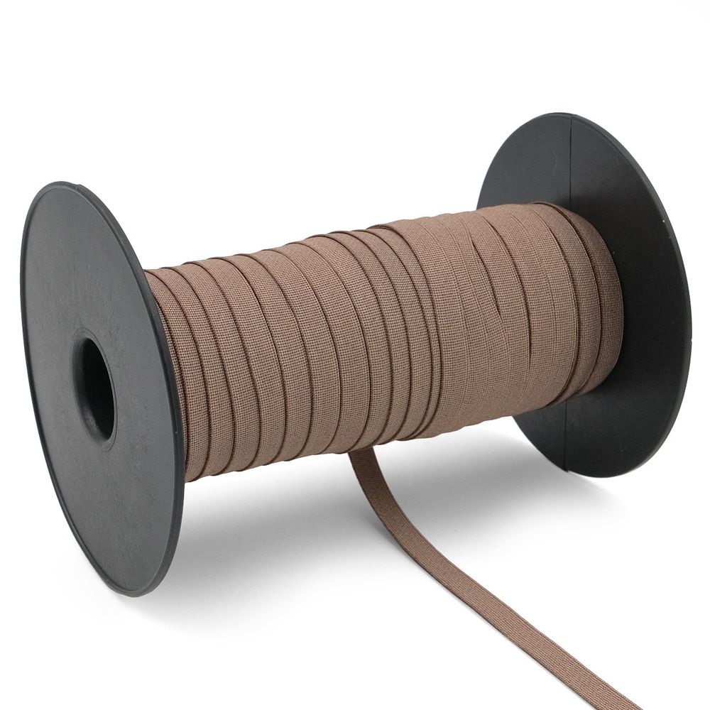 Резинка бельевая (бретелечная) матовая 8.0 мм / 50 метров, шиншилла, (МL195.008)