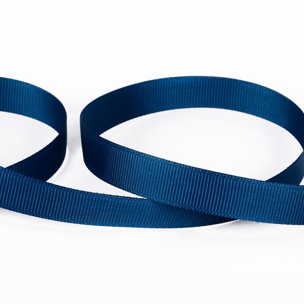 Лента репсовая (в рубчик) 12.0 мм / 45.5 метров, 012 морской, Gamma GR-12