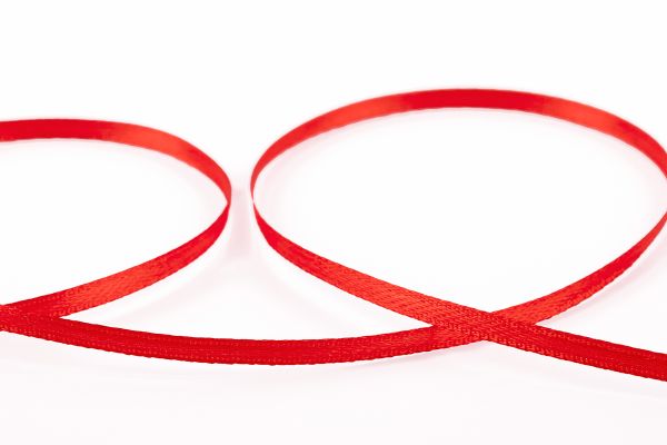 Лента атласная 2-сторонняя 3.0 мм / 91.4±2 метра, 104 т.красный, Gamma AL-3P