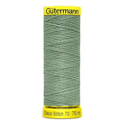 Нитки отделочные Gutermann Deco Stitch 70, 70м, 913 бледный папоротник, 5 катушек