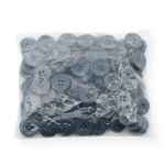 Пуговицы 4 прокола 24L (C579 серый), 0313-1097А, 144 шт