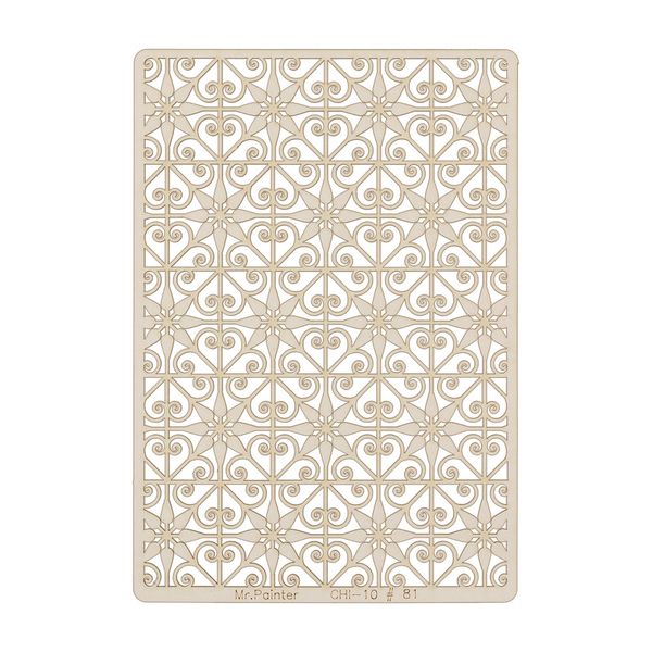 Чипборд 11.5х16.5 см, 1 шт, 81 Марокканская плитка, Mr.Painter CHI-10