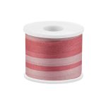 Лента (тесьма) шелковая 7.0 мм / 45.5±0.5 метров, M028 розовый/ бл. бордовый, Gamma SRM-7