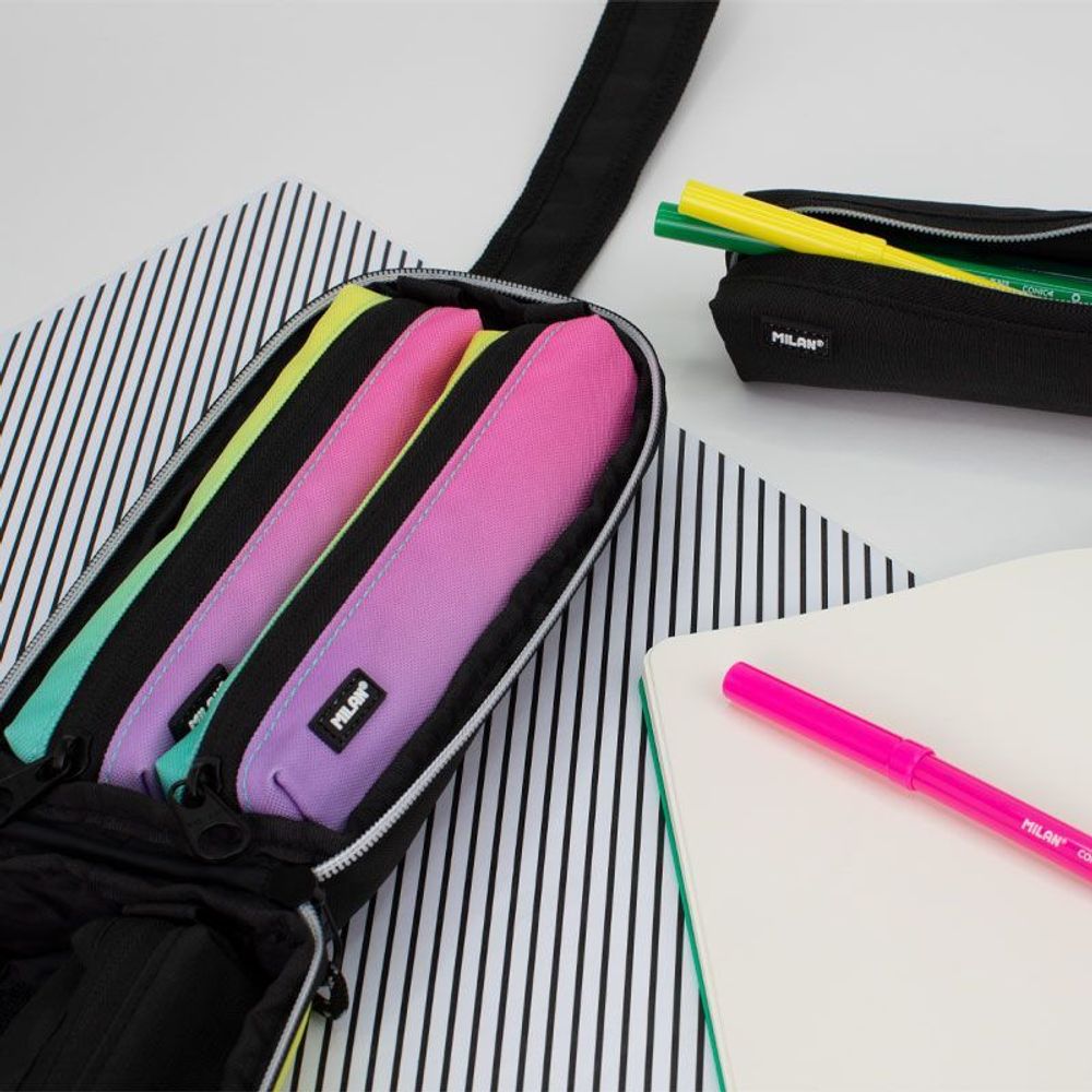 Пенал канцелярский с наполнением 22х11х10 см, 08872SNK1, Milan 08872SNK1