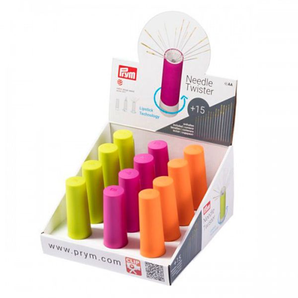 Игольница Твистер 8.5 см, 12 шт, в боксе, ассорти, Prym 610285