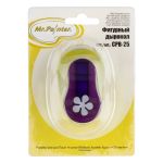 Фигурный дырокол 2.5 см, 100 Пятилистник, Mr.Painter CPB-25