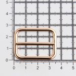 Рамка регулировочная металл литая 30 мм /36х27 мм, ⌀3 мм/, золото цв.02, 4 шт