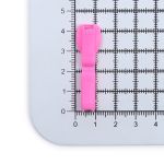 Наконечник для шнура пластик Крокодил 22х12 мм, ПП, розовый, 100 шт