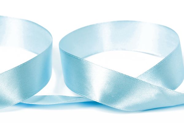 Лента атласная 2-сторонняя 20.0 мм / 33±2 метра, №129 голубой, Gamma AL-20D