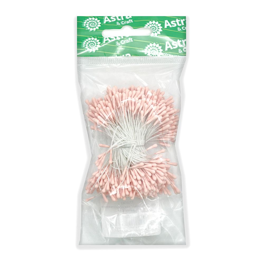 Тычинки для искусственных цветов 6см (розовый), S090473