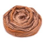 Шерсть для валяния вискоза Троицкая, 1х50 г (19-20 мкр), 416 св.коричневый