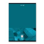 Тетрадь ученическая общая, A4 96 л. на скобе 65 г/м², белизна 100 %, 6 шт, клетка, 01355 Изящные линии, Светоч Т156