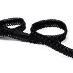 Тесьма декоративная Gamma Самбоса GSL-201 13 мм, 33 м, 039 черный