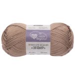 Пряжа Люблю вязать Зефир / уп.3 мот. по 100 г, 295 м, 808 бежевый