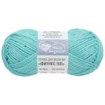 Пряжа Люблю вязать Фитнес 100 / уп.6 мот. по 50 г, 100 м, 467 ярко-бирюзовый