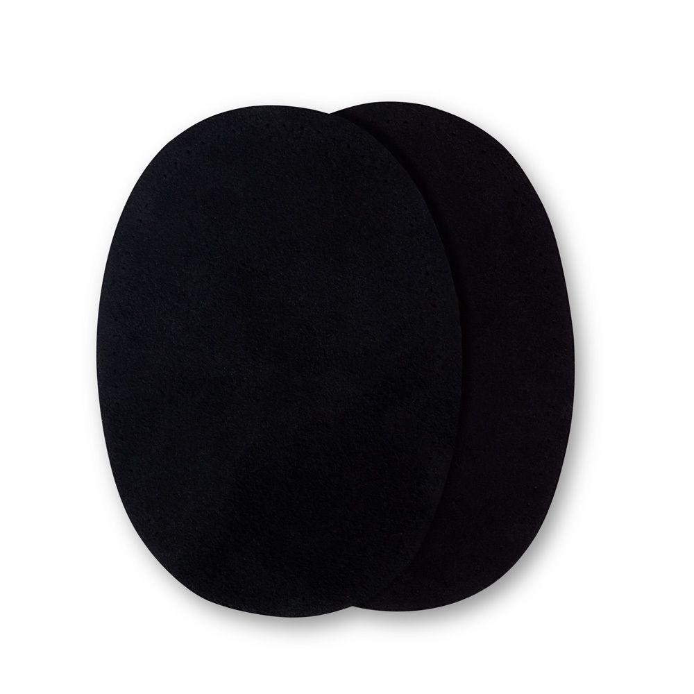 Заплатка пришивная замша, 2 шт, черная, Prym 929350