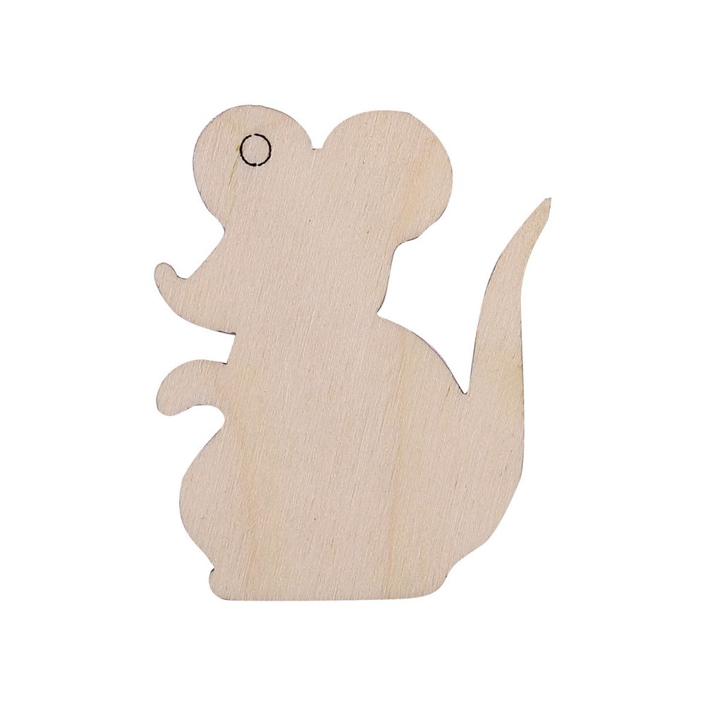 Заготовка для декорирования Мышка 4,7х4х0,3см, Астра