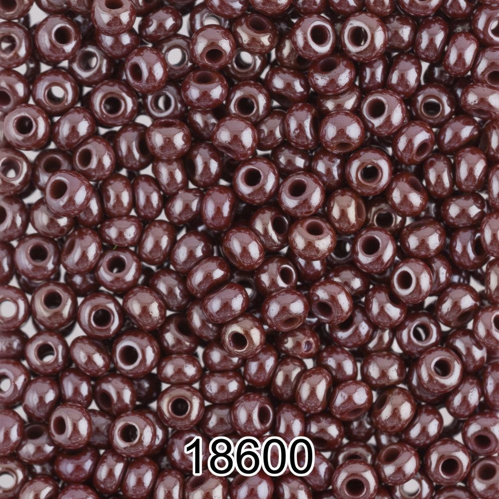 Бисер Preciosa круглый 10/0, 2.3 мм, 500 г, 18600 (Ф243) бордовый