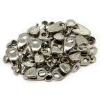 Крючки обувные 19 мм, никель, 20 шт