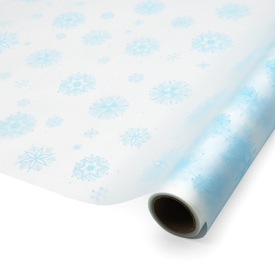 Пленка матовая Салютики 70см / 10м (голубой), 4972