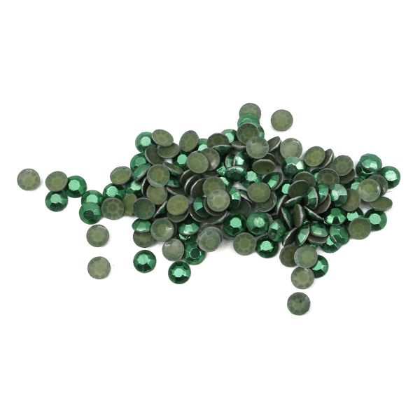 Стразы термоклеевые, 3 мм, ss12, 150 шт/упак (110 т.зеленый)