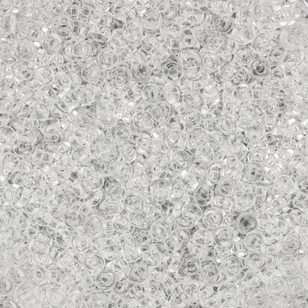 Бисер Toho 11/0 Demi 1 (2.2 мм), 25 г (5х5 г), 0001 прозрачный