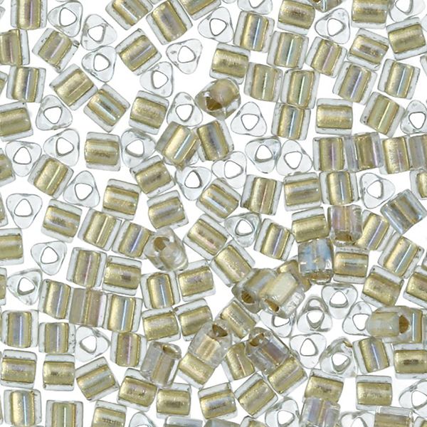 Бисер Toho 11/0 Triangle 3 (2.2 мм), 25 г (5х5 г), 0262 золотой/радужный