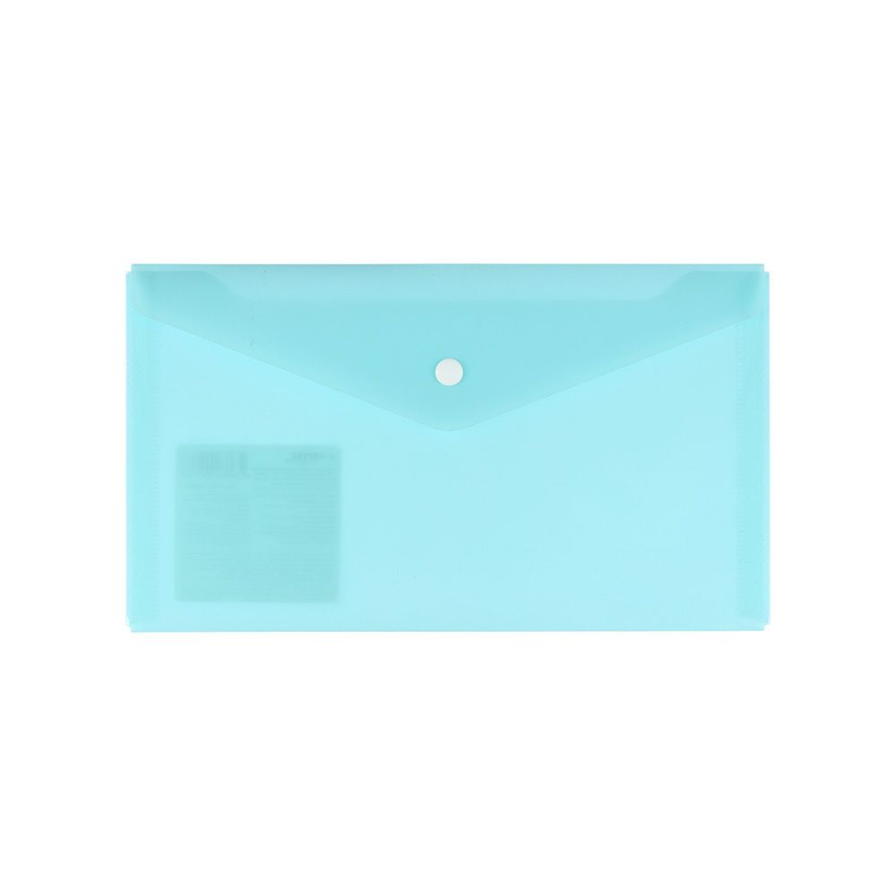 Папка-конверт с кнопкой travel 180 мкм диагональ 12 шт, бирюзовый 220576, Expert Complete