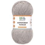 Пряжа Вязь Акриловая тонкая / уп.3 мот. по 100 г, 360 м, 910 серый