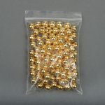 Бусины пластик ⌀8 мм, 500 г, цв.золотой, Magic4Hobby