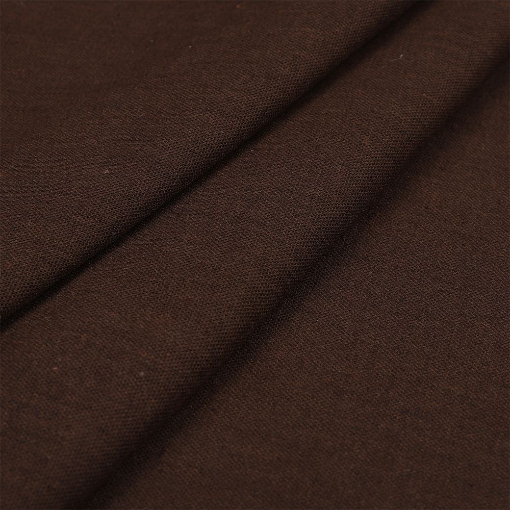 Льняная ткань 185 г/м², 140 см, в нарезке, цв. 20 шоколад, 10 метров /TOS/