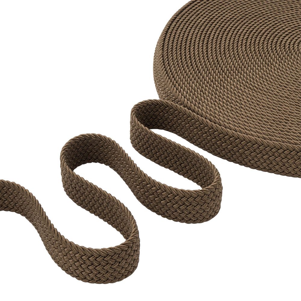 Стропа (ременная лента) 34 мм / 22.86 метра, [49.32 г/пог.м], плетеная эластичная, 09 т.бежевый, 3Al296