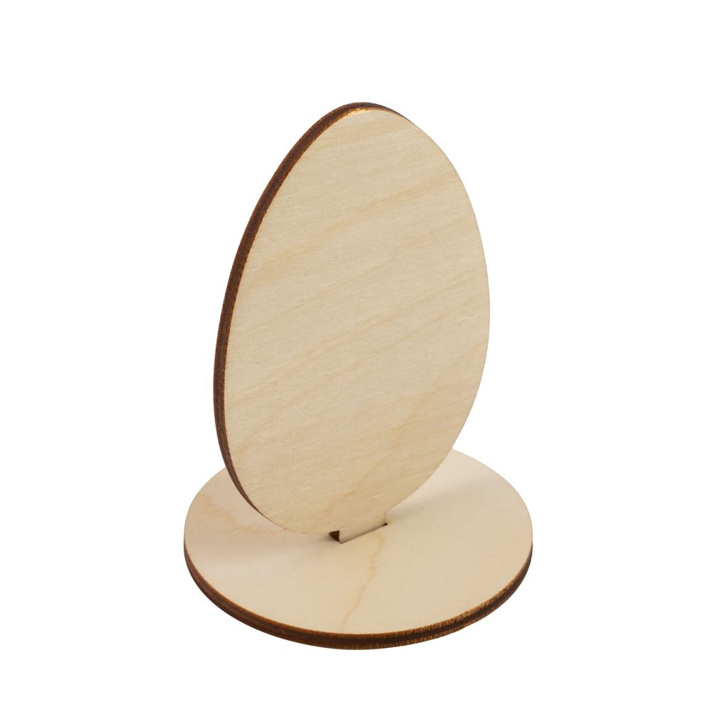 Яйцо на подставке фанера 5.5х5.5х8.5 см, Mr.Carving КЛ-04