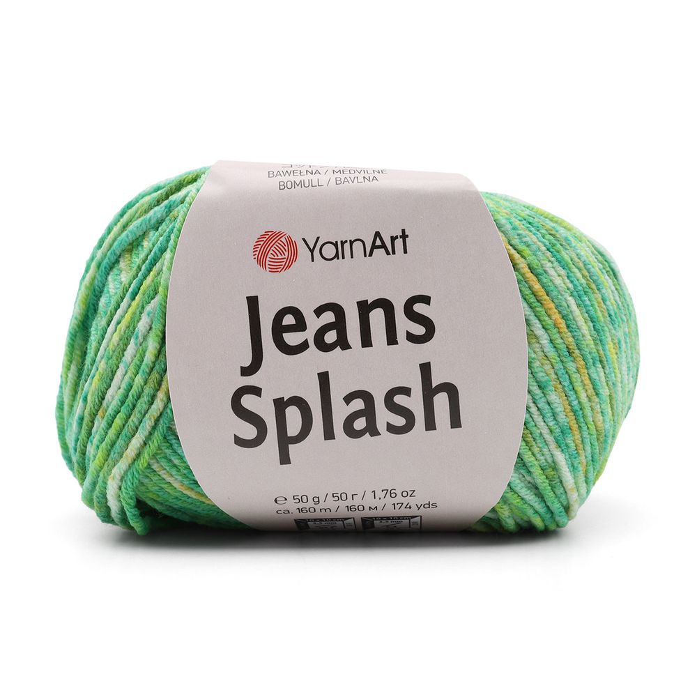Пряжа YarnArt (ЯрнАрт) Jeans Splash / уп.10 мот. по 50 г, 160м, 946 принт