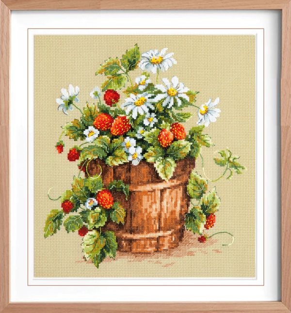 Набор для вышивания нитками Чудесная игла, Вкус лета!, 24х26 см