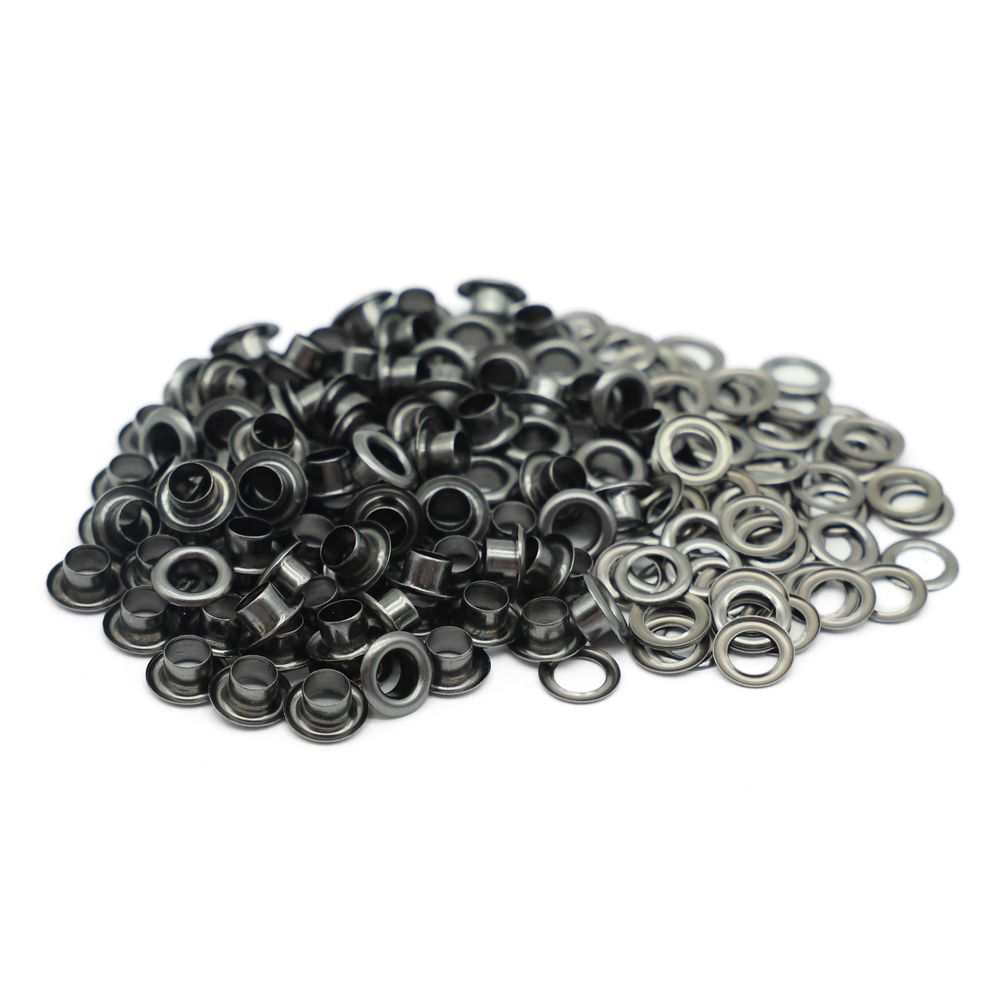 Люверсы металл ⌀_4.0 мм (внутр.), чер.никель, 100 шт, S090810, BIG