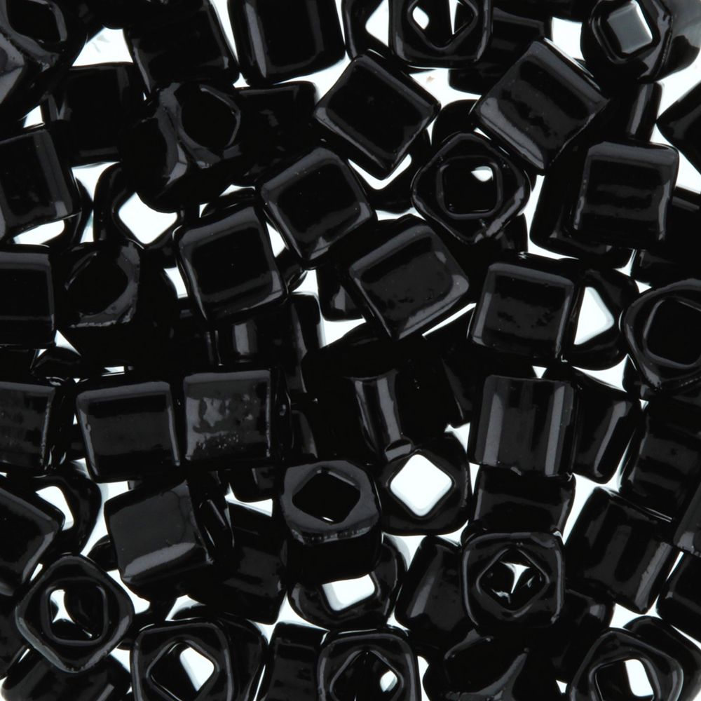 Бисер Toho Cube 1 (3 мм), 500 г, 0049 черный