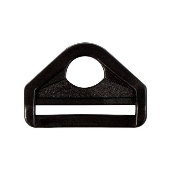 Полукольцо для сумок ⌀38мм (48х34мм) пластик (ацеталь) (черный), H5002(MF-1890), 20 шт