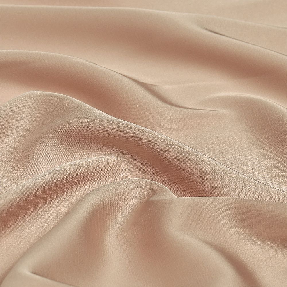 Шелк Армани 90 г/м², 150 см / 2 метра TBYArm-095 цв.95 пудра-бежевая (серебристый пион)