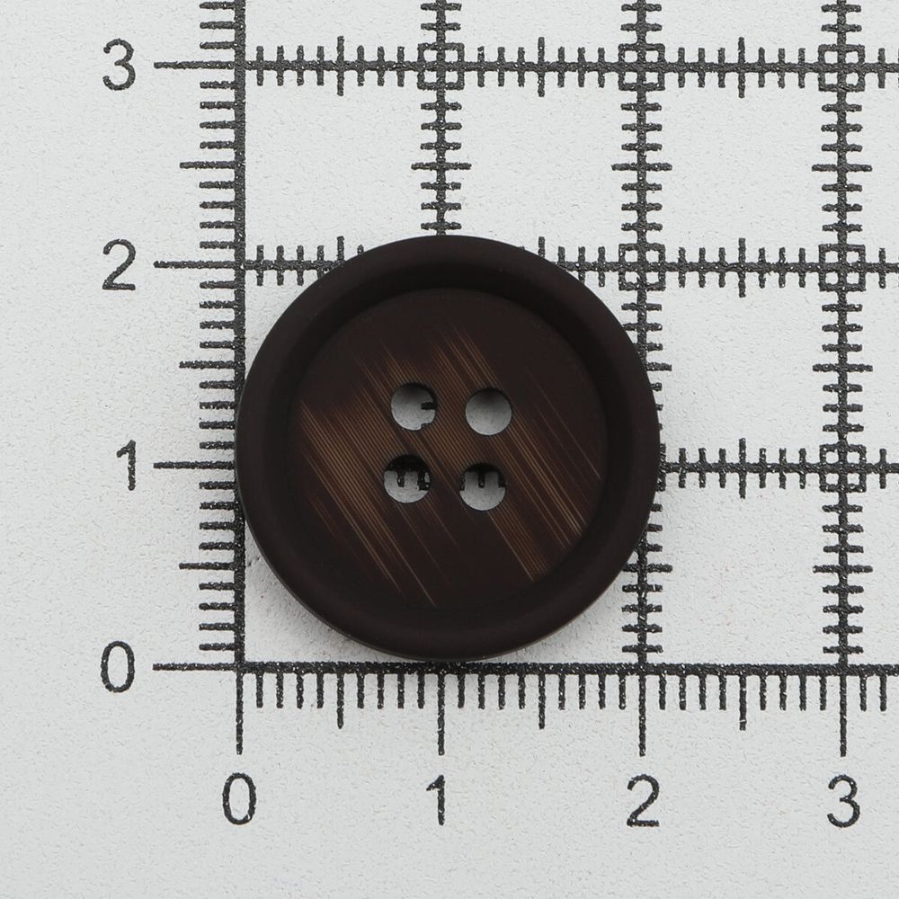 Пуговицы 4 прокола 34L (21мм), (Brown (коричневый)), 24 шт, 613989-5