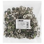 Кнопка Альфа (S-образная) ⌀15 мм, 72±5 шт, soft-touch металл, оливковый soft-touch, Micron