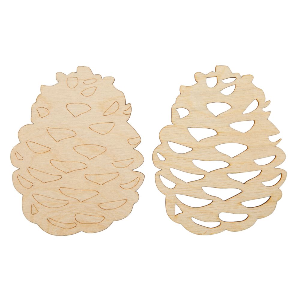 Заготовка из фанеры Шишки 9х7х0.3 см, Mr.Carving КЛ-17