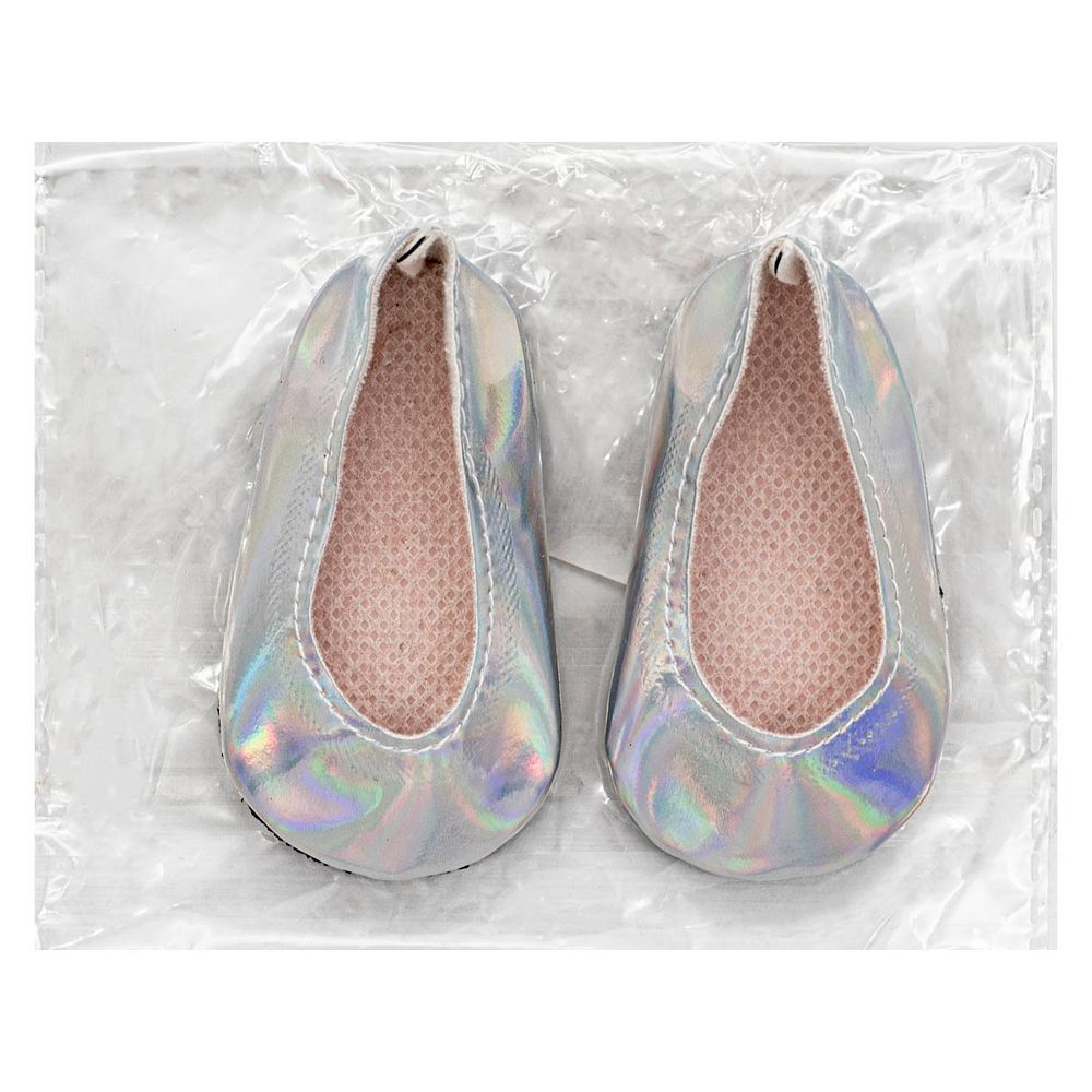 Туфельки 7х4х3см, пара (серебряный), DSS8261